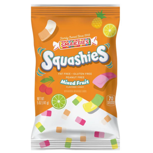 Smarties Squashies gyümölcsízű rágós édesség 141 g