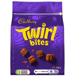 Cadbury Twirl Bites tejcsokoládé falatok 100 g
