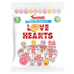 Swizzels Love Hearts pezsgőcukorka gyümölcs ízekkel 75 g