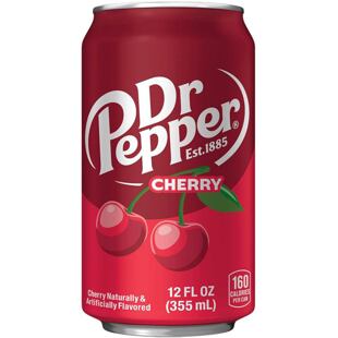 Dr Pepper szénsavas ital meggy ízesítéssel 355 ml