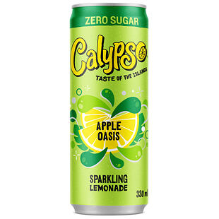 Calypso szénsavas ital almaízzel, cukor nélkül 330 ml