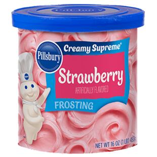 Pillsbury eper ízű máz 453 g