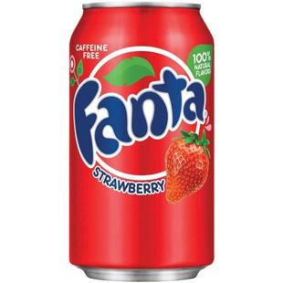 Fanta szénsavas ital eper ízesítéssel 355 ml