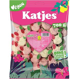Katjes DE Grün-Ohr Hase vegán zselés cukorka nyuszik formájában, 700 g