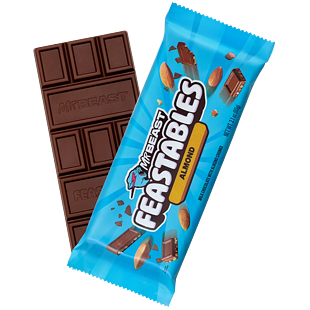 Feastables MrBeast mandulás tejcsokoládé manduladarabokkal 60 g