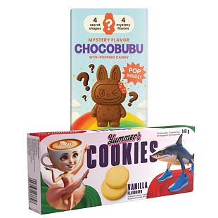 Mystery Chocobubu 100 g + Yummer's Italian Brainrot keksz vanília ízesítéssel 140 g