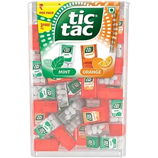 Tic Tac Mini dobozok Travels menta és narancs ízesítéssel 225 g