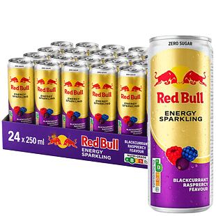 Red Bull TH Zero ribizli- és málnaízű 250 ml Teljes csomag 24 db