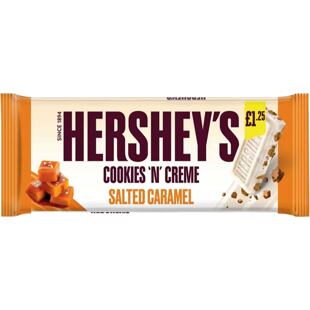 Hershey's fehér csokoládé sós karamellával ízesített kekszdarabkák 90 g