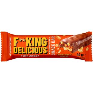 F**KING Delicious Snack Bar csokoládéval bevont mogyoró szelet karamellával 40 g