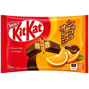 Kit Kat JAP csokoládé mini szelet narancs ízesítéssel 9 x 11,6 g