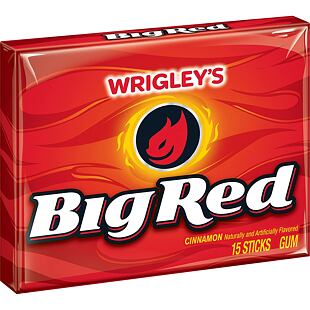 Big Red fahéjas ízű rágógumi, 41 g