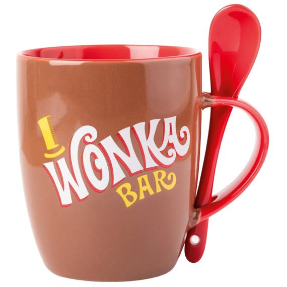 Willy Wonka kávés bögre kanállal 350 ml
