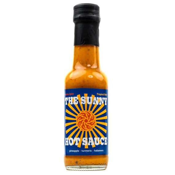 The Sunny Hot Sauce csípős szósz Habanero, ananász és kurkuma 150 ml