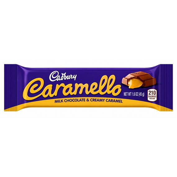 Cadbury Caramello tejcsokoládé tábla karamellás töltelékkel 45 g
