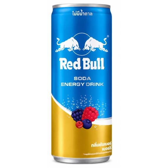 Red Bull TH Zero Soda Energy, erdei gyümölcs ízű, 250 ml