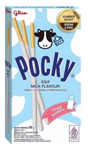 Pocky rudacskák tejízű bevonattal 39 g