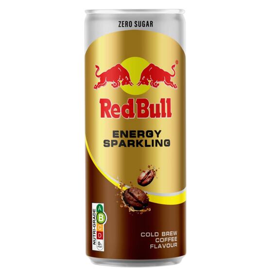 Red Bull Cold Brew energiaital kávé ízesítéssel cukor nélkül 250 ml