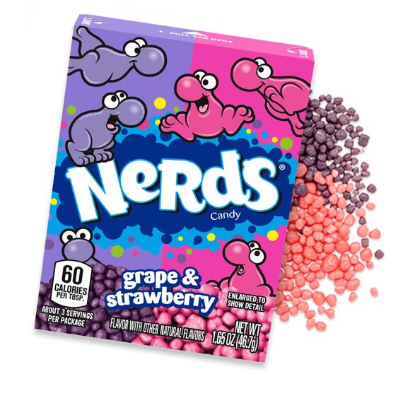 Nerds cukorka eper és szőlő ízesítéssel 46,7 g