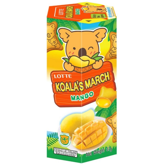 Lotte Koala márciusi keksz mangó ízű töltelékkel 37 g